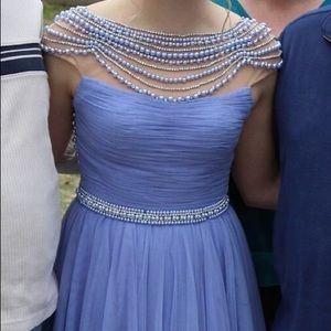 Sheri hill periwinkle prom gown